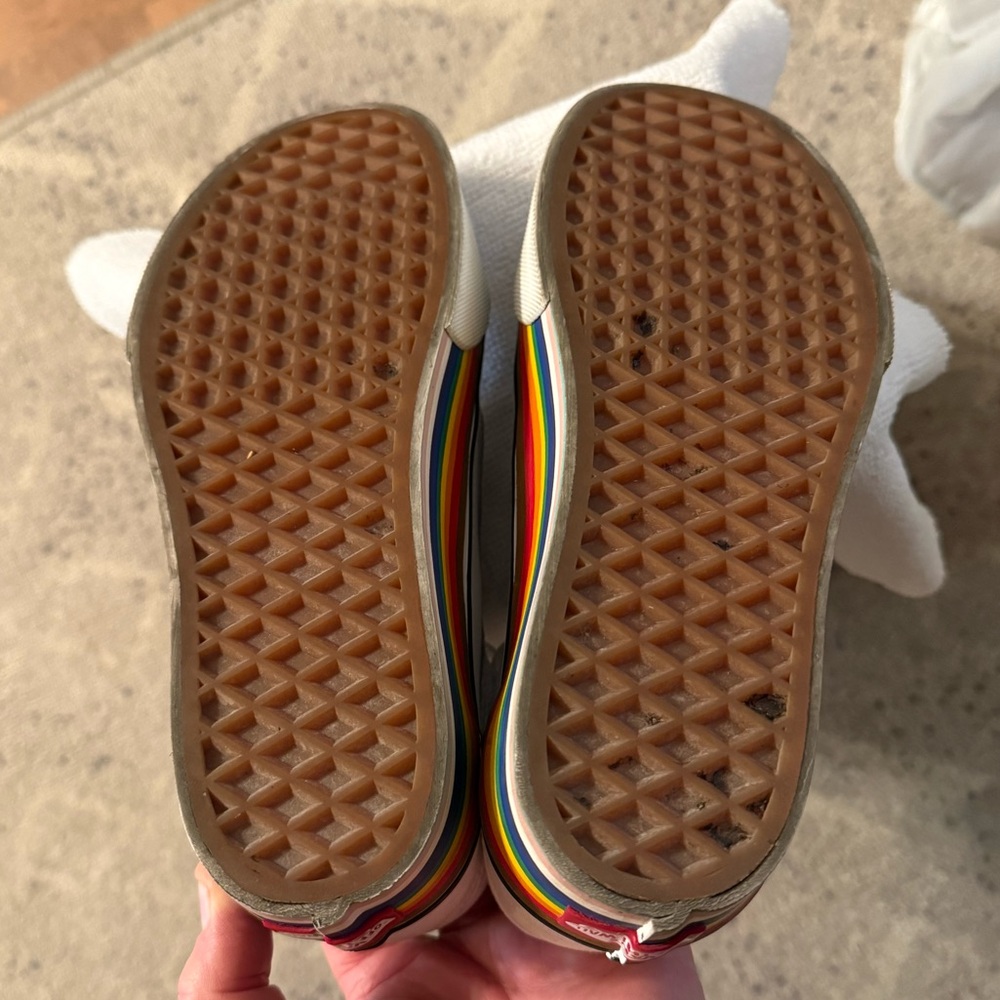 Vans Old Skool Stackform Pride Rainbow White Snea… - image 6